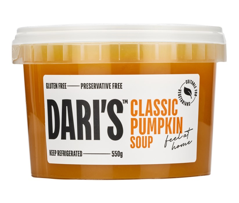 Classic Pumpkin Soup DARI'S Soup packshot